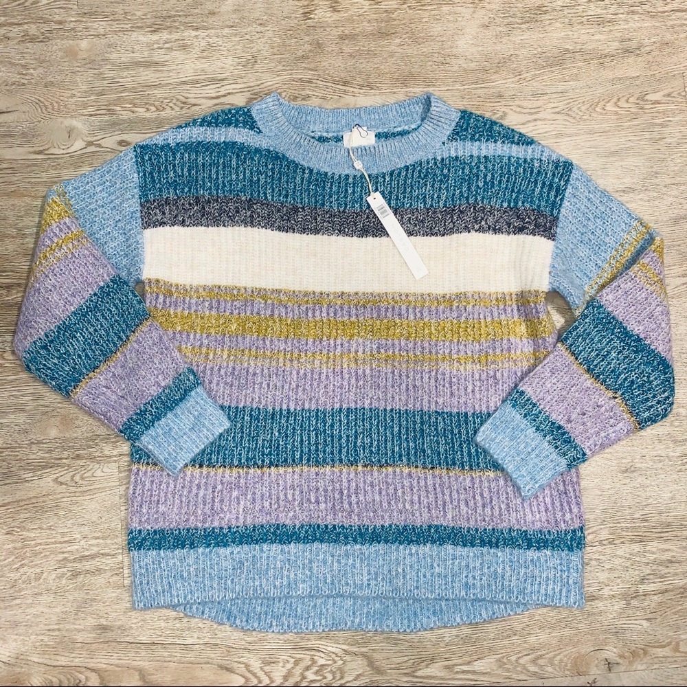 NWT Caslon | Ombré Striped Sweater - Picture 3 of 8